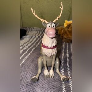 Whimsical Gray and Cream Reindeer Decor